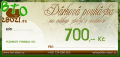 Dárkový poukaz 700