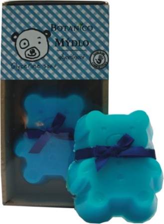 Mýdlo dětské křišťálové medvídek 85g modrý