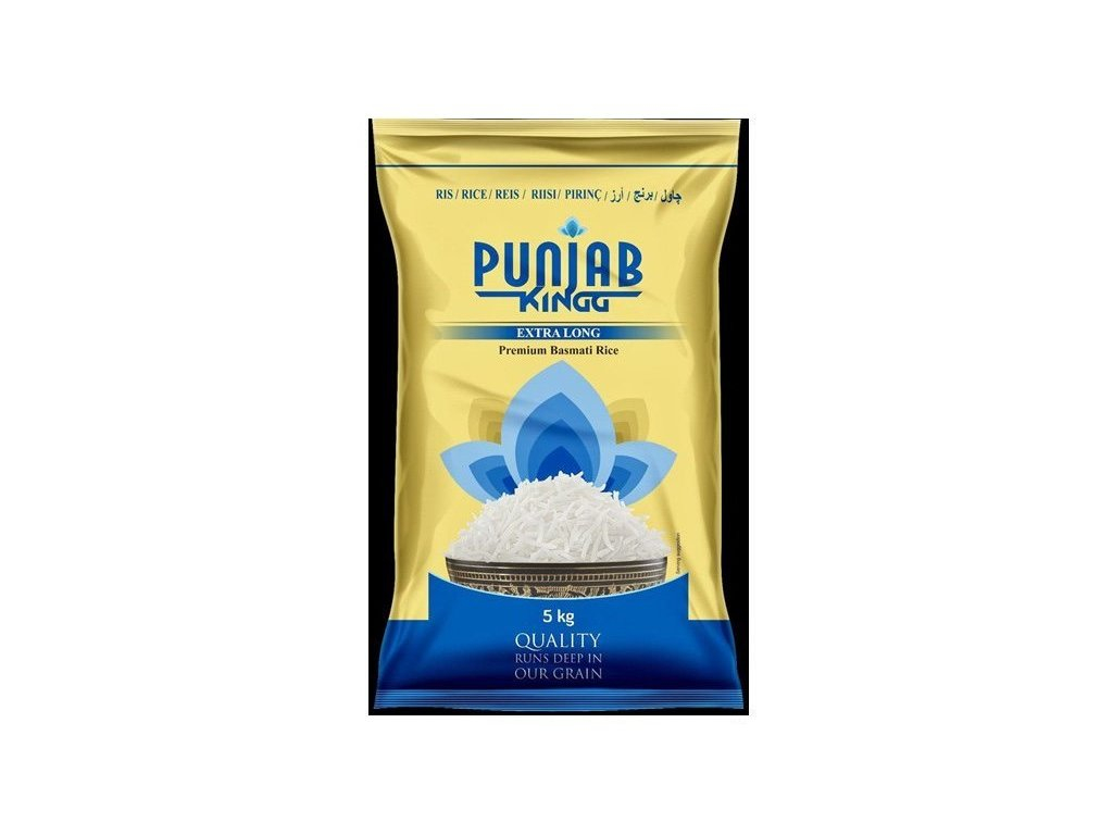 Rýže Basmati  Punjab King Premium, 5 kg Momentálně nedostupná!