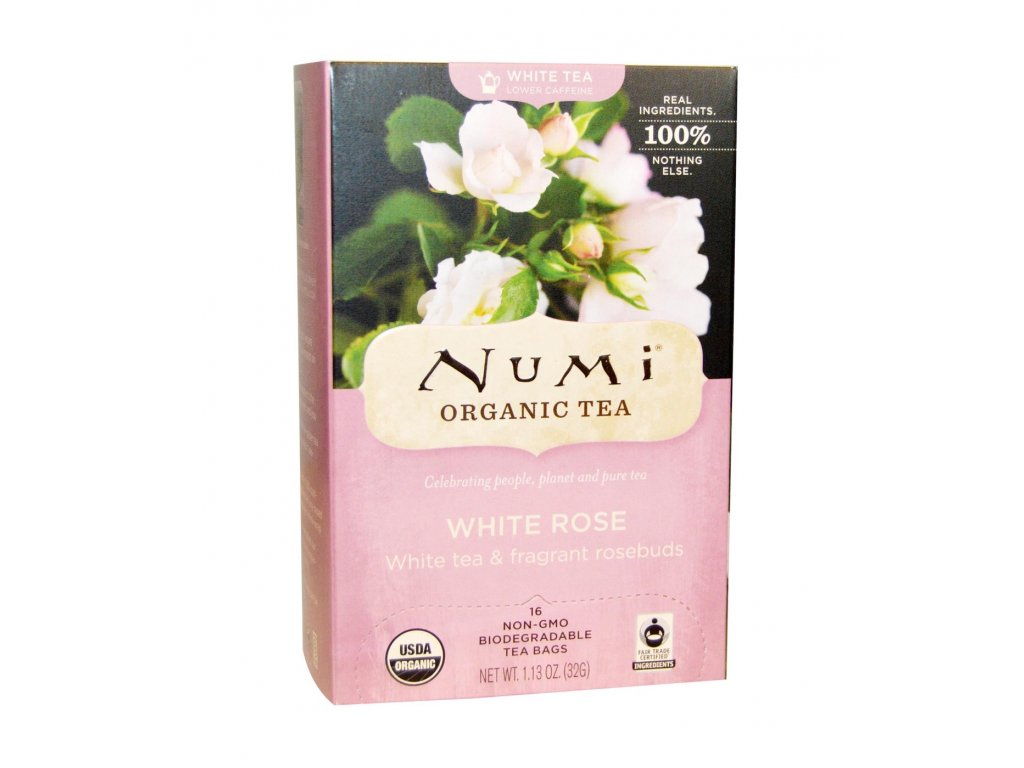 Numi čaj bio Bílý s poupaty bílých růží, 16 sáčků  Momentálně vyprodaný