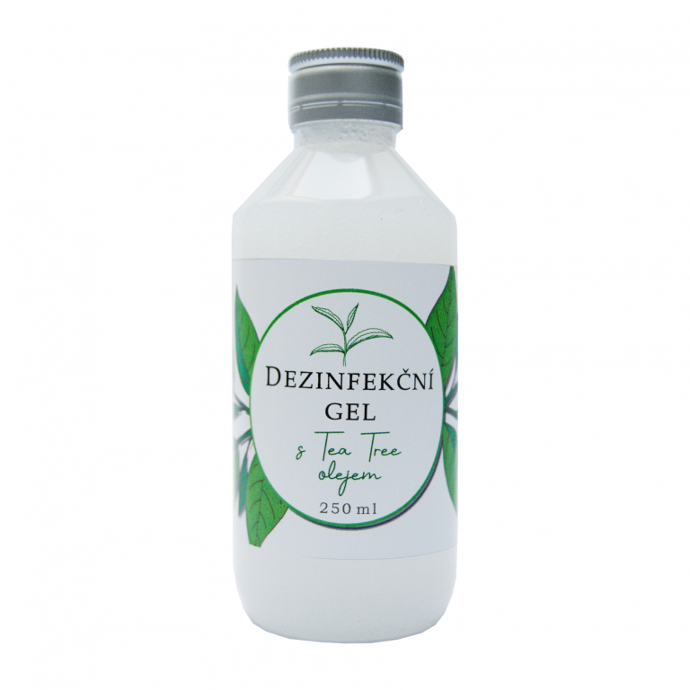 Dezinfekční gel na ruce s Tea Tree olejem, 250 ml