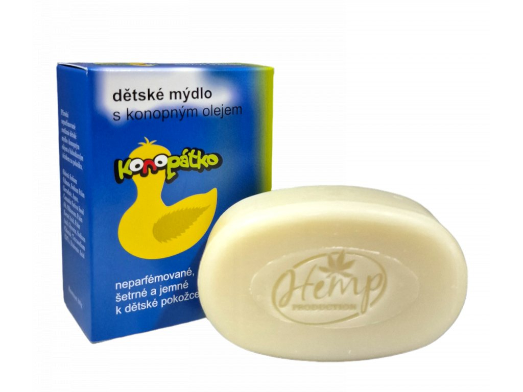 Dětské mýdlo s konopným olejem KONOPÁTKO 100g