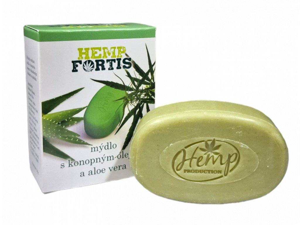 Mýdlo HEMPFORTIS s konopným olejem a aloe vera 100 g