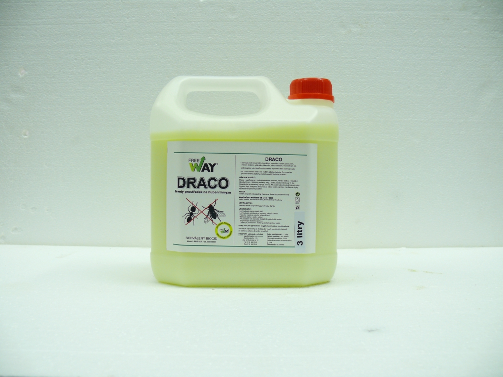 Hubící prostředek na hmyz DRACO -3l
